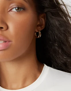 FEMME BERSHKA Tout voir*Lot 9 boucles d’eilles créoles cœur