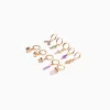 FEMME BERSHKA Tout voir*Lot 10 boucles d’eilles ear-cuff charm croix