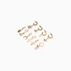 FEMME BERSHKA Tout voir*Lot 10 boucles d’eilles ear cuff croix