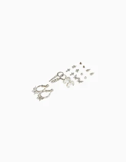 FEMME BERSHKA Tout voir*Lot 9 boucles d’oreilles edgy
