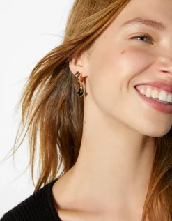 FEMME BERSHKA One Love*Lot 9 boucles d’eilles papillon cœur