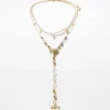FEMME BERSHKA Tout voir*Lot 3 colliers croix chaîne