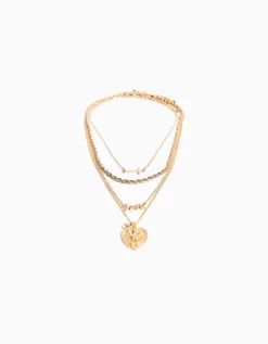 FEMME BERSHKA One Love*Lot 4 colliers love