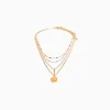 FEMME BERSHKA Tout voir*Lot 4 colliers vieillis charm