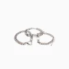 HOMME BERSHKA One Love*Lot de 3 bracelets chaînes
