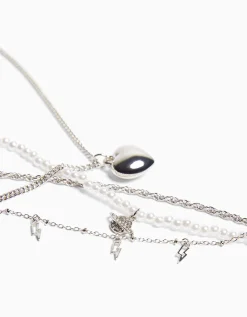 FEMME BERSHKA Tout voir*Lot de 4 colliers chaîne