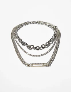 FEMME BERSHKA Tout voir*Lot de 4 colliers chaîne