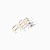 FEMME BERSHKA Tout voir*Lot 9 paires de boucles d’eilles anneaux strass