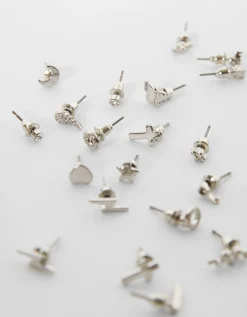 FEMME BERSHKA Tout voir*Lot 20 paires de boucles d’oreilles croix papillon