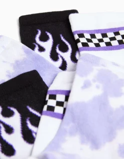 FEMME BERSHKA Chaussettes*Lot 3 paires de chaussettes imprimées
