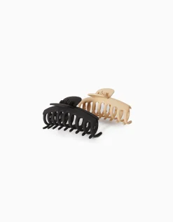 FEMME BERSHKA Accessoires cheveux*Lot 2 pinces à cheveux de couleur