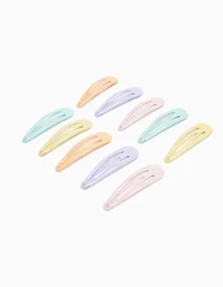 FEMME BERSHKA Accessoires cheveux*Lot 10 pinces couleurs