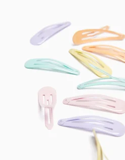 FEMME BERSHKA Accessoires cheveux*Lot 10 pinces couleurs