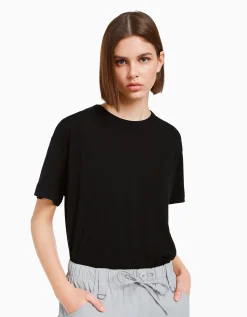 FEMME BERSHKA Packs*Lot 2 T-shirts oversize manches courtes