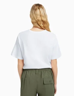 FEMME BERSHKA Packs*Lot 2 T-shirts oversize manches courtes