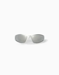 FEMME BERSHKA Lunettes*Lunettes chromées