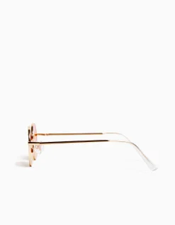 HOMME BERSHKA Lunettes*Lunettes de soleil monture métallique