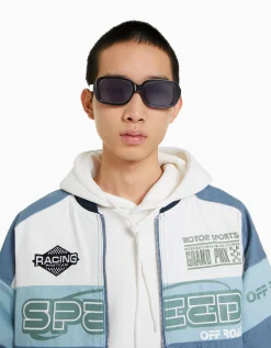 HOMME BERSHKA Lunettes*Lunettes de soleil ovales