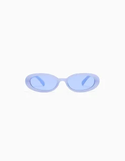 FEMME BERSHKA Lunettes*Lunettes de soleil ovales colorées