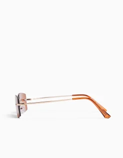 FEMME BERSHKA Lunettes*Lunettes rectangulaires sans monture