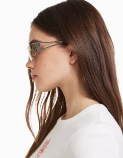 FEMME BERSHKA Lunettes*Lunettes vélo métalliques