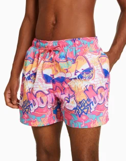HOMME BERSHKA Tout voir*Maillot de bain imprimé graffiti