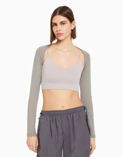 FEMME BERSHKA Tee-shirts*Manchettes basiques
