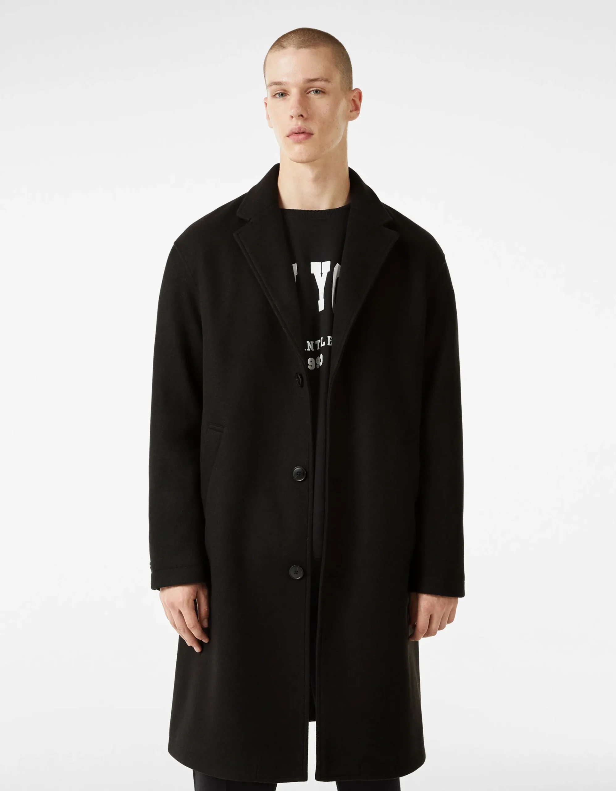 HOMME BERSHKA Blousons et manteaux*Manteau confort