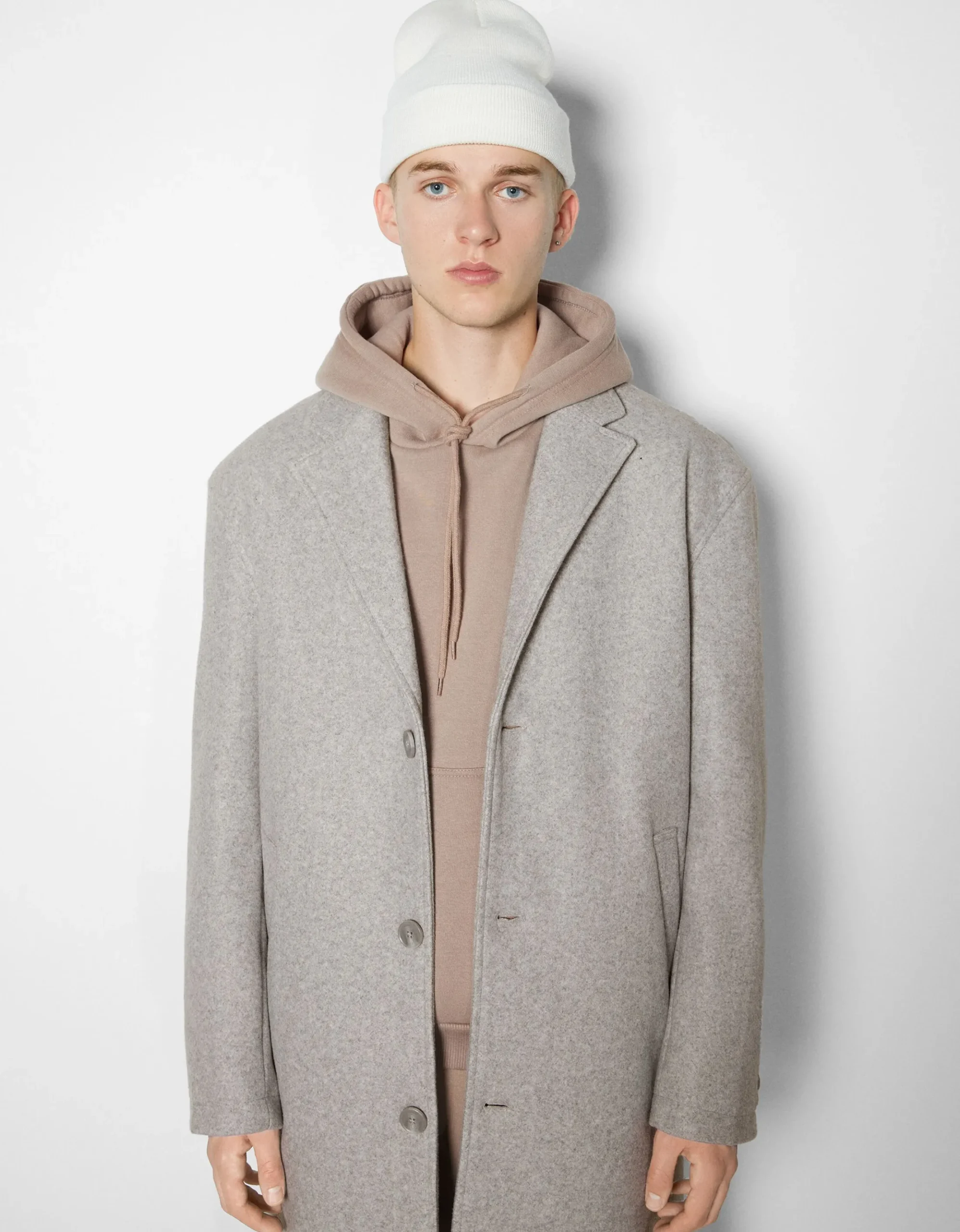 HOMME BERSHKA Blousons et manteaux*Manteau confort