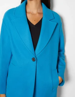 FEMME BERSHKA Trenchs et manteaux*Manteau laine mélangée épaules tombantes