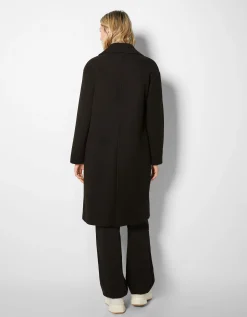 FEMME BERSHKA Trenchs et manteaux*Manteau laine mélangée épaules tombantes