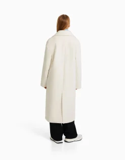 FEMME BERSHKA Trenchs et manteaux*Manteau long épaules tombantes