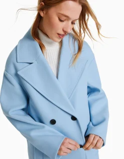 FEMME BERSHKA Trenchs et manteaux*Manteau long épaules tombantes