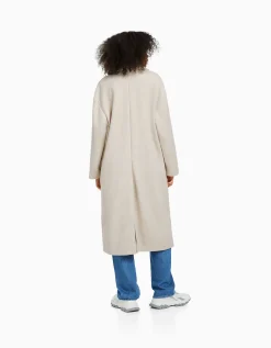 FEMME BERSHKA Trenchs et manteaux*Manteau long épaules tombantes