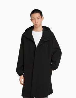HOMME BERSHKA Blousons et manteaux*Manteau parka oversize effet nylon