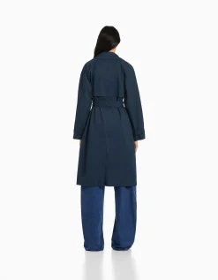 FEMME BERSHKA Trenchs et manteaux*Manteau trench coton