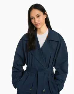 FEMME BERSHKA Trenchs et manteaux*Manteau trench coton