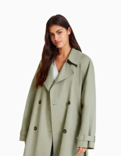 FEMME BERSHKA Best sellers*Manteau trench coton