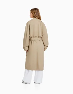 FEMME BERSHKA Best sellers*Manteau trench coton