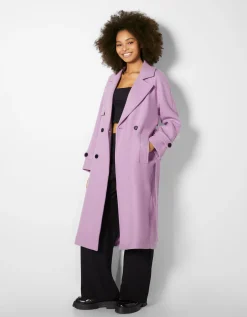 FEMME BERSHKA Trenchs et manteaux*Manteau trench laine