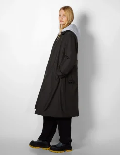 FEMME BERSHKA Trenchs et manteaux*Manteau trench matelassé long