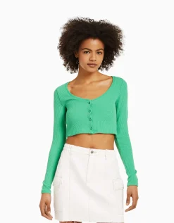 FEMME BERSHKA Denim*Minijupe denim cargo