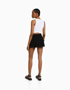 FEMME BERSHKA Jupes*Minijupe tailoring cargo poches