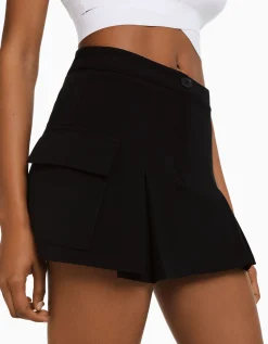 FEMME BERSHKA Jupes*Minijupe tailoring cargo poches