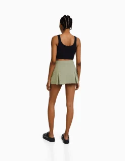 FEMME BERSHKA Jupes*Minijupe tailoring cargo poches
