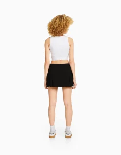 FEMME BERSHKA Vêtements*Mini-jupe tailoring cargo poches