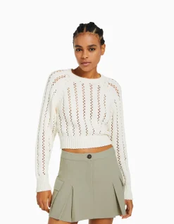 FEMME BERSHKA #bershkastyle*Mini-jupe tailoring cargo poches