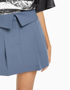 FEMME BERSHKA Vêtements*Minijupe tailoring plissée