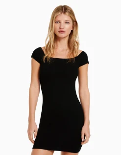 FEMME BERSHKA Robes*Mini-robe Bardot
