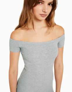 FEMME BERSHKA Robes*Mini-robe Bardot